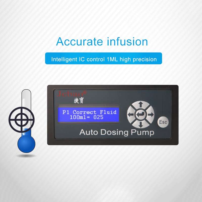 Jebao DP-2 4W Auto Dosing Pump Peristalsis Pump 2-Channel Dosing Aquarium Tank Coral Reef Automatic