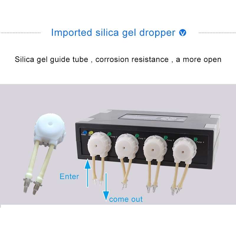 Jebao DP-2 4W Auto Dosing Pump Peristalsis Pump 2-Channel Dosing Aquarium Tank Coral Reef Automatic