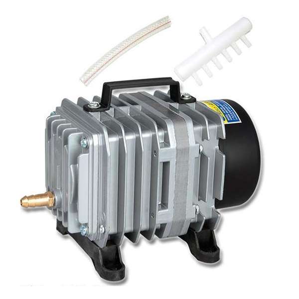 ACO-004 58W 75L/Min Electromagnetic Air Pump Compressor Seafood Fish Tank Increase Oxygen Air Flow S