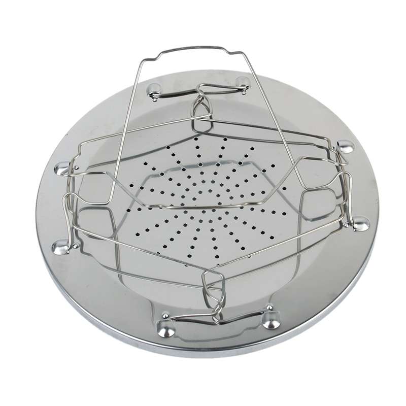 Outdoor Camping Tools 4 Slice Stainless Steel Camping Foldable Toaster Rack Toaster Tray Bread Toast