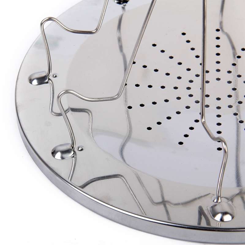 Outdoor Camping Tools 4 Slice Stainless Steel Camping Foldable Toaster Rack Toaster Tray Bread Toast