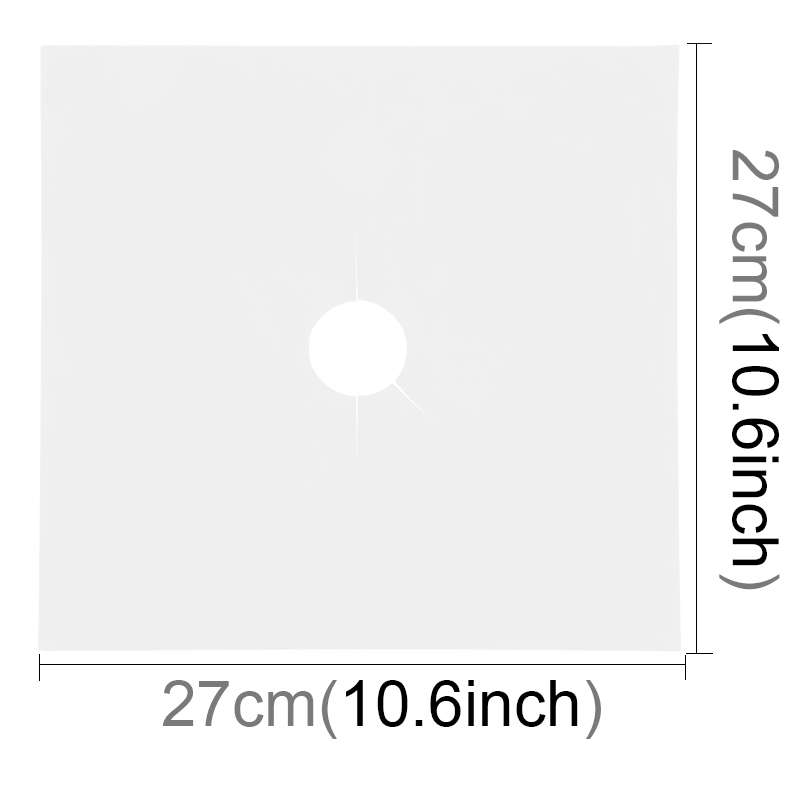 4 PCS Gas Furnace Surface Ultra-thin Fibre Material Stovetop Protective Cleaning Pad, Size: 27*27 cm