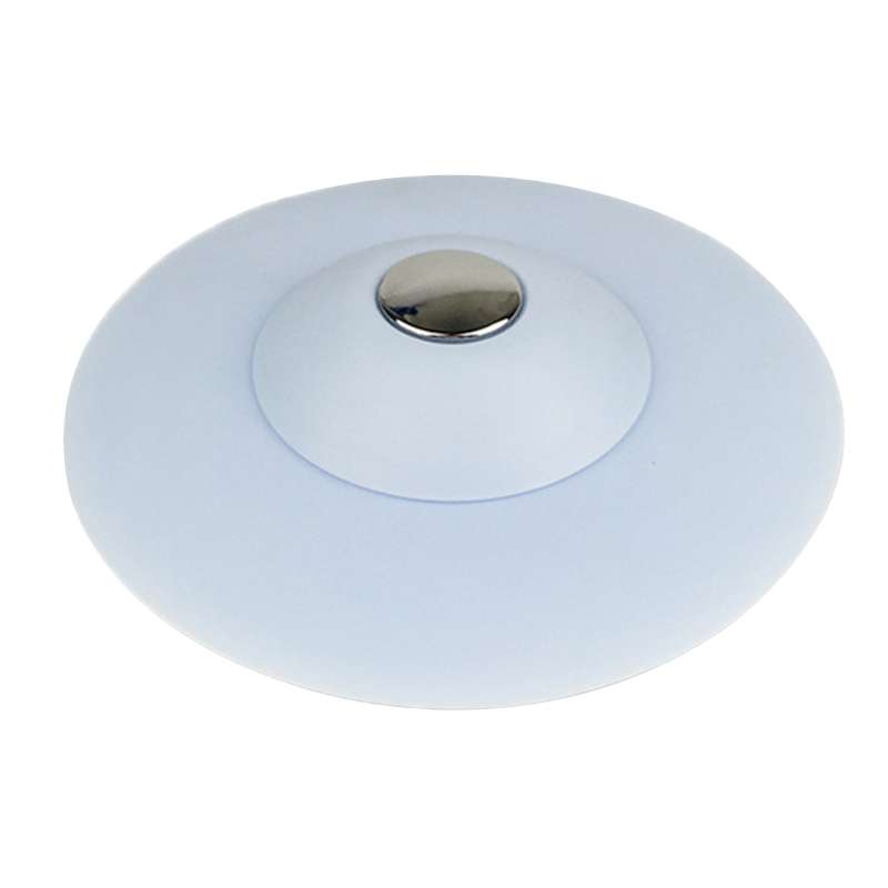2 PCS Silicone Drain Stopper Deodorant Sink Bathtub Floor Drain Protector(Pink)