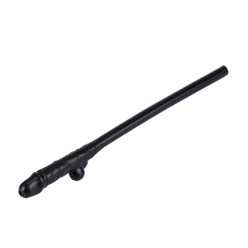 10 PCS Dicky Sipping Straw, Length: about 19cm(Black)