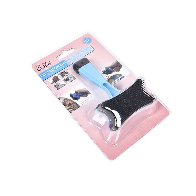 Elite Multi-functional Plastic Grooming Comb Cut Tangles Tool Pet Brushes(Blue)
