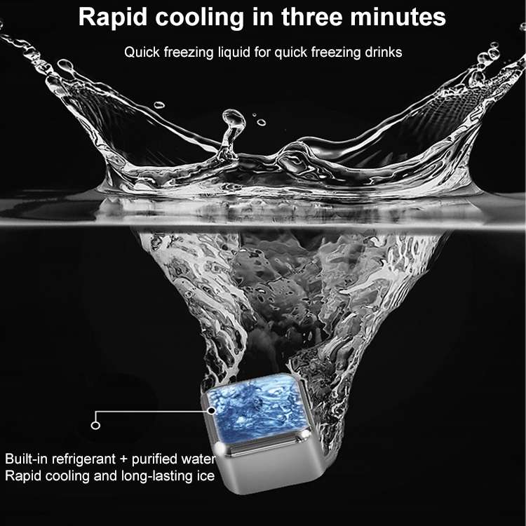 Stainless Steel Chilling Reusable Ice Cubes for Whiskey, Vodka, Liqueurs
