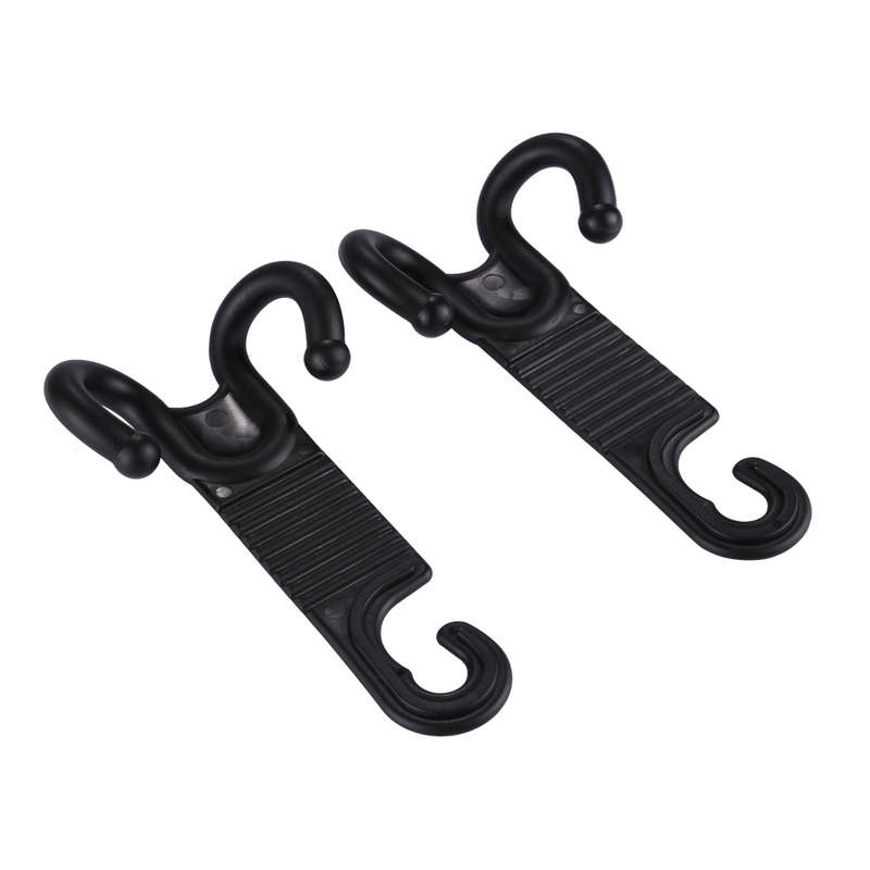 2 PCS Young Player Claw Shape Durable Car Seat Back Hook Trunk Bag Hanger Holder Auto Headrest Lugga