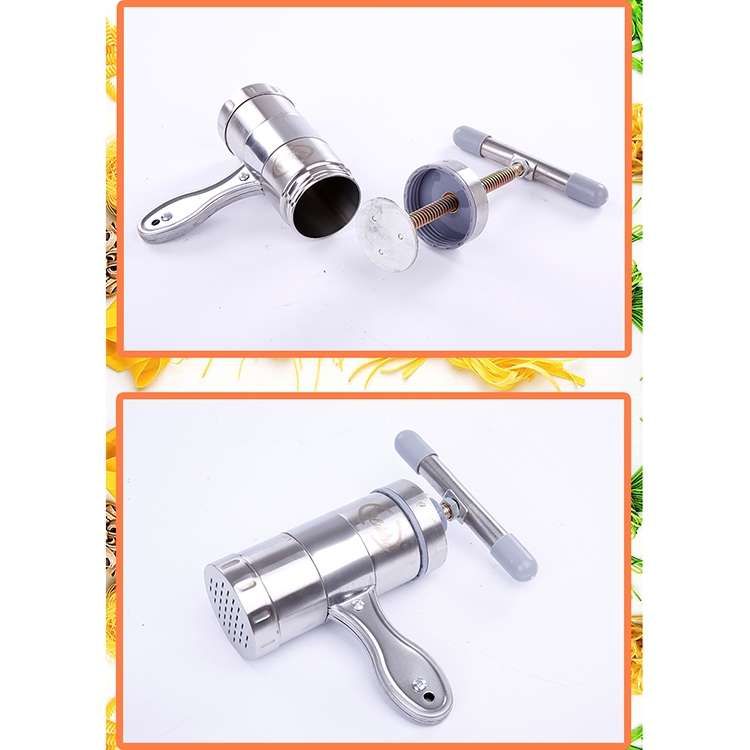 Household Stainless Steel Manual Pasta Machine Hand Pressure Noodle Machine Noodle Maker with 5 Mode