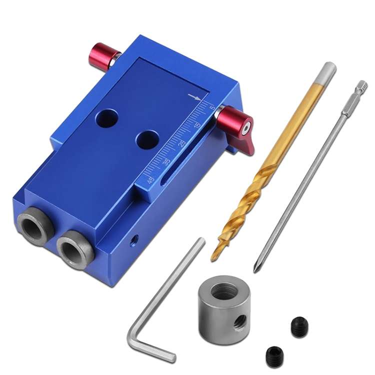 XK-1 A Aluminum Alloy Woodworking Oblique Hole Locator Woodworking Punch Tool