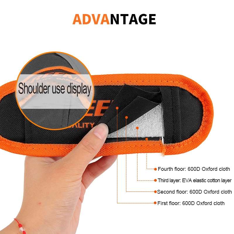 Multi-function Oxford Cloth Electrician Belt Pouch Maintenance Tools Handbag Shoulder Bag Convenient