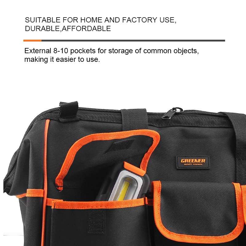 Multi-function Oxford Cloth Electrician Belt Pouch Maintenance Tools Handbag Shoulder Bag Convenient
