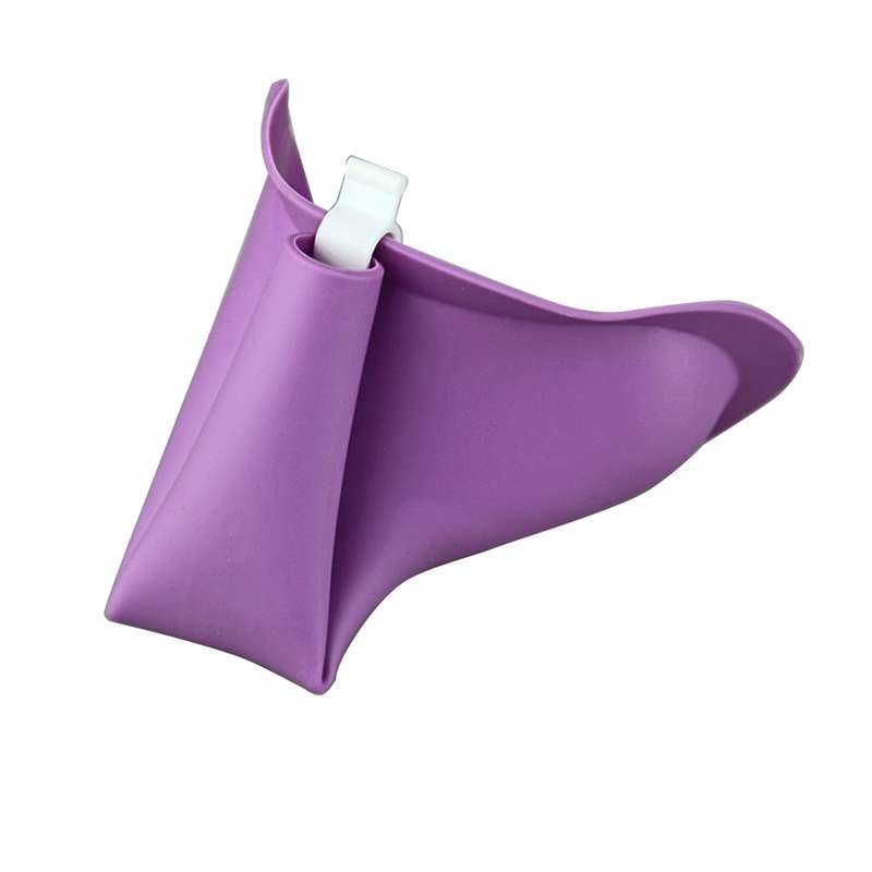 Portable Female Women Urinal Urination Toilet Silicone Urine Pee Device Funnel Camping Travel, Rando