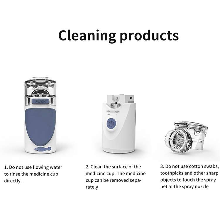 Portable Ultrasonic Nebulizer Mini Handheld Inhaler Respirator Health Care Home Machine Atomizer for
