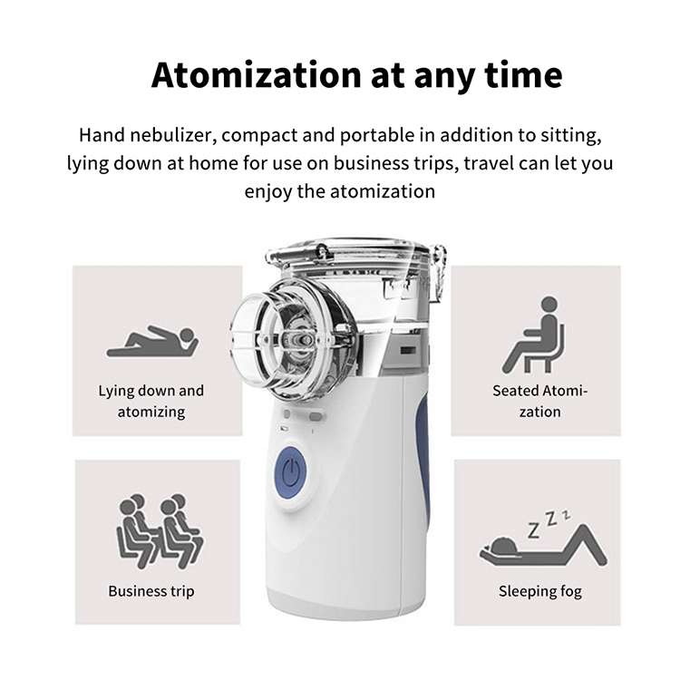 Portable Ultrasonic Nebulizer Mini Handheld Inhaler Respirator Health Care Home Machine Atomizer for