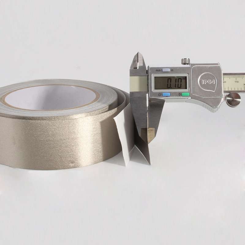 Plain Weave Double-sided Conductive Cloth Adhesive Cloth Single Sided Adhesive EMI Shielding Button