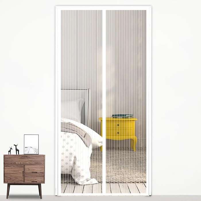 Magnetic Door Curtain Mosquito-proof Screen Door Curtain, Size:190x100cm(Coffee)