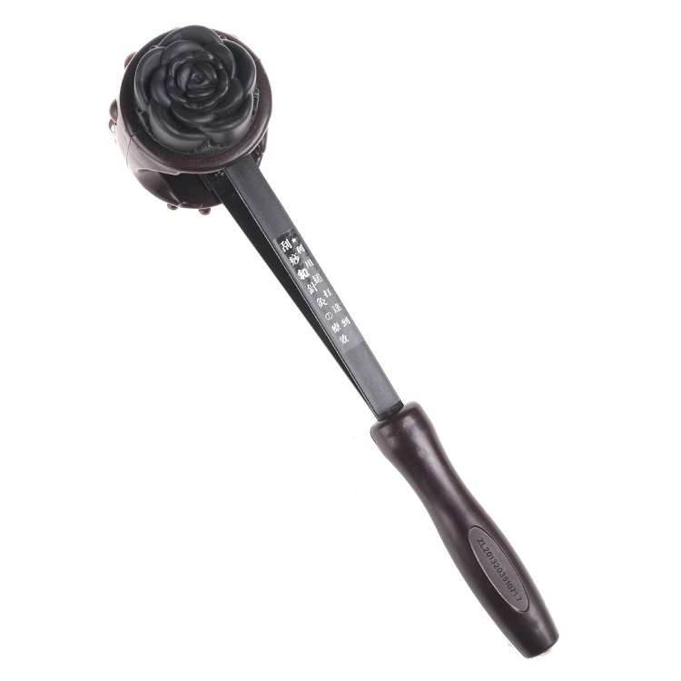 Rose Flower Shape Multi-functional Elastic Massager for The Elderly
