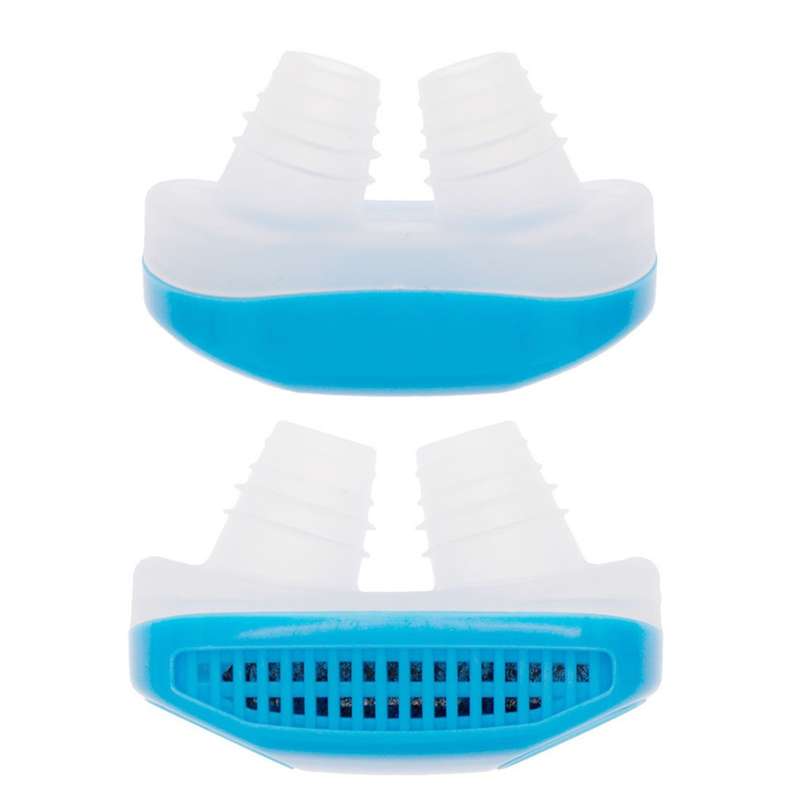 2 in 1 ABS Silicone Anti Snoring Air Purifier (Blue)