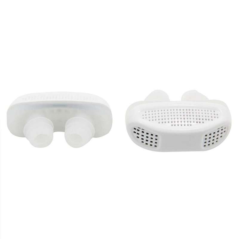 2 in 1 ABS Silicone Anti Snoring Air Purifier (Blue)