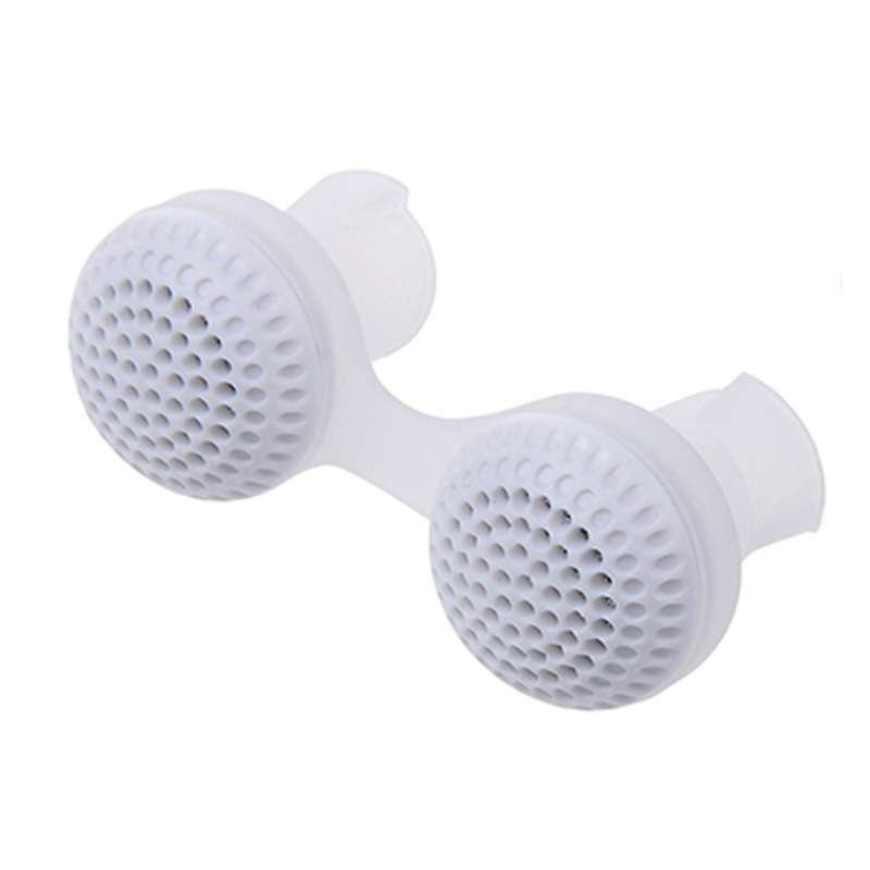 2 PCS 2 in 1 ABS Silicone Anti Snoring Air Purifier(Blue)