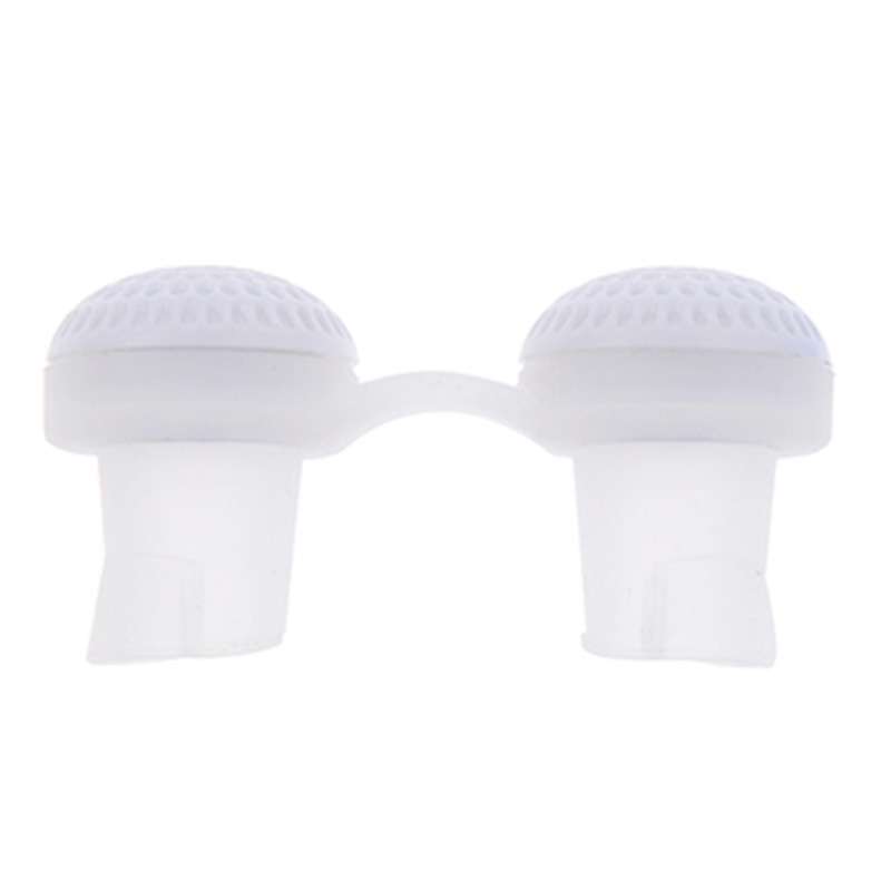 2 PCS 2 in 1 ABS Silicone Anti Snoring Air Purifier(Blue)