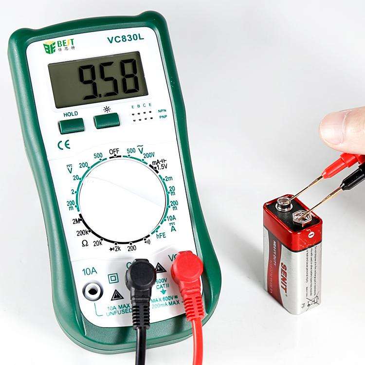 BEST-VC830L Professional Repair Tool Pocket Digital Multimeter