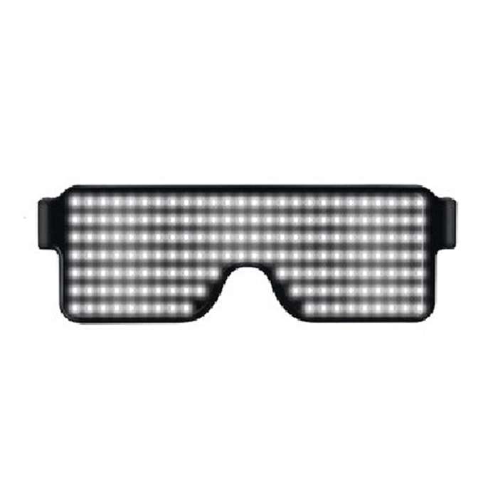 Night Club Bar Disco LED Light Emitting Glasses Festival Party USB Charging Shutter Dynamic Flash Gl