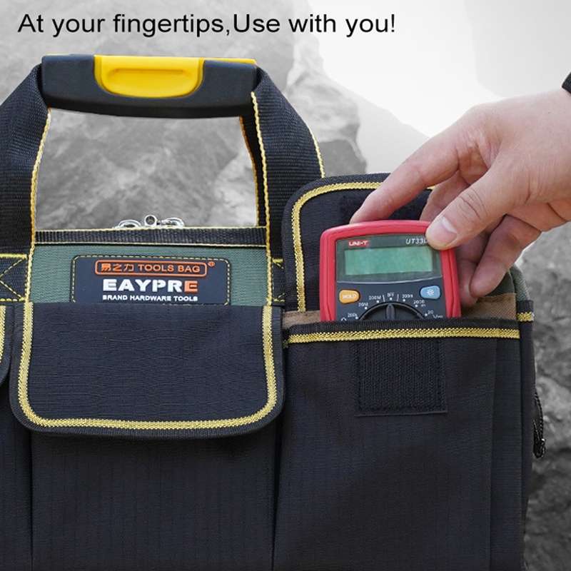 Multi-function Oxford Cloth Cloth Bottom Electrician Belt Pouch Maintenance Tools Handbag Shoulder B