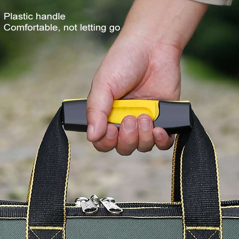 Multi-function Oxford Cloth Cloth Bottom Electrician Belt Pouch Maintenance Tools Handbag Shoulder B