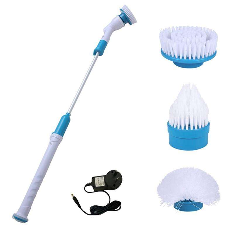 Multi-function Tub and Tile Scrubber Cordless Power Spin Scrubber Power Cleaning Brush Set for Bathr