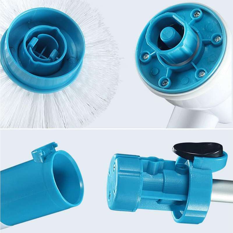 Multi-function Tub and Tile Scrubber Cordless Power Spin Scrubber Power Cleaning Brush Set for Bathr