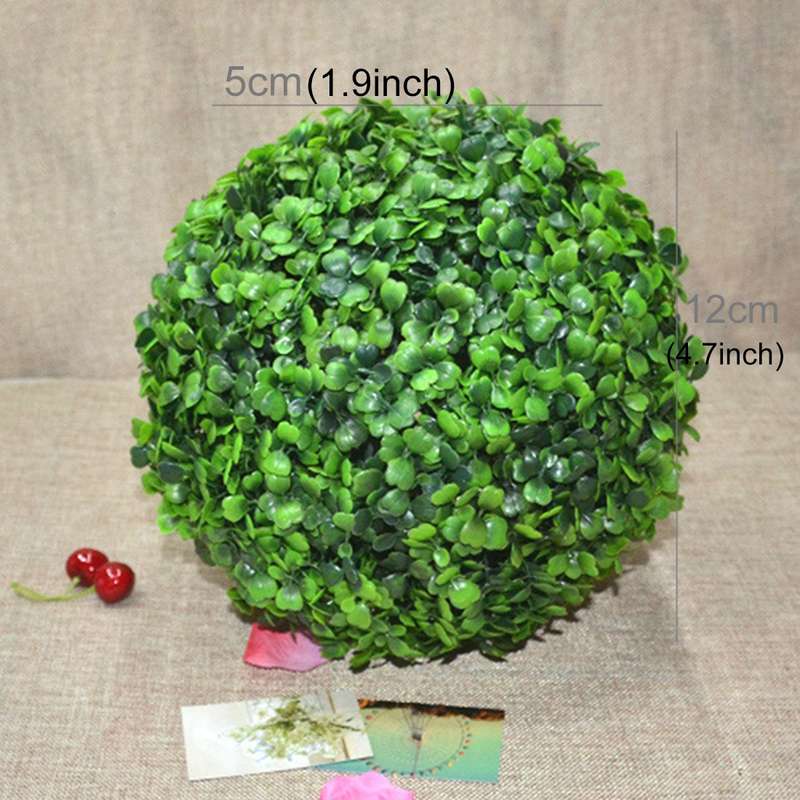 Artificial Aglaia Odorata Plant Ball Topiary Wedding Event Home Outdoor Decoration Hanging Ornament,