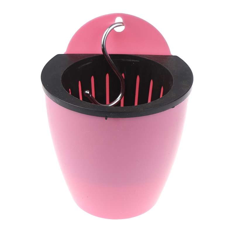 Self-Watering Planter Grow Plants Lazy Flower Pots Wall-hanging Round Resin Plastic Flower Pots, Siz