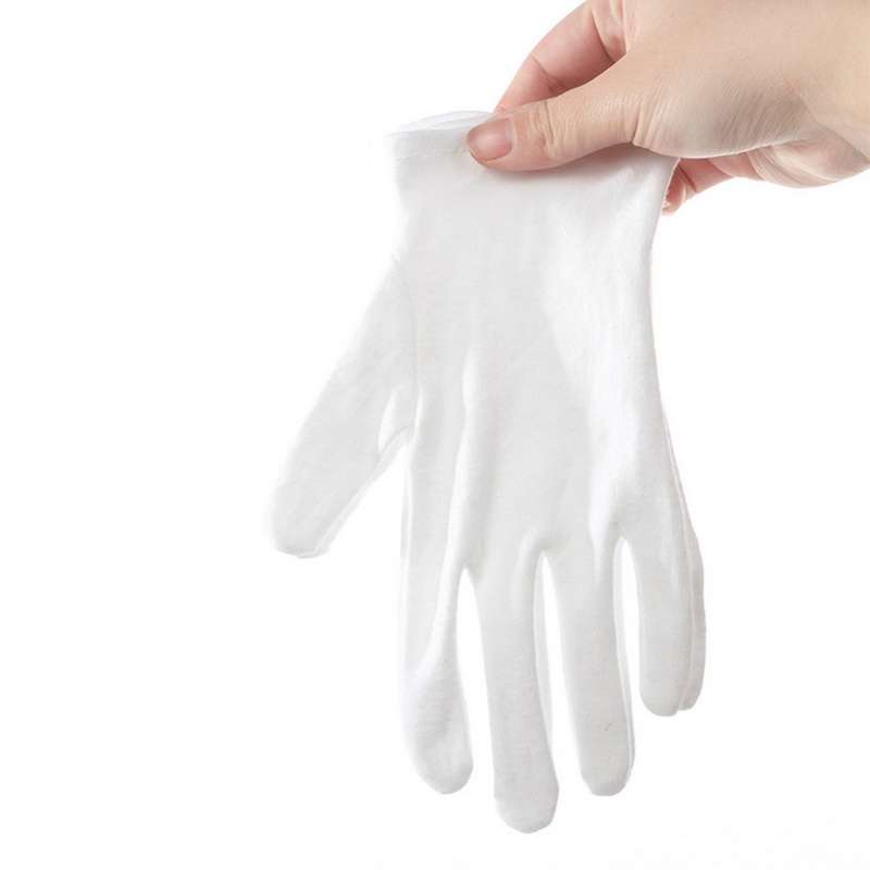 12 Pairs Pure Cotton Working Gloves, ThickenedSizeXL