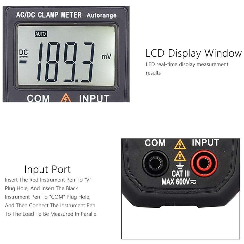 BSIDE ACM03 Plus 400A AC / DC Clamp Meter