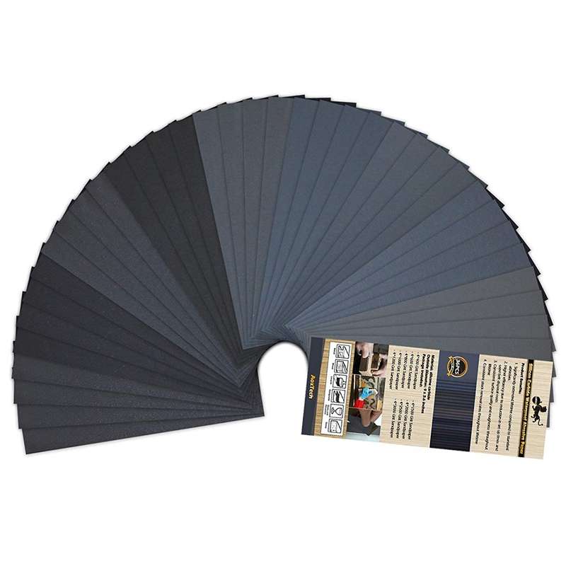 36 PCS LANHU Grit 400-3000 Wet And Dry Polishing Grinding SandpaperSize: 22.9 x 9.1cm