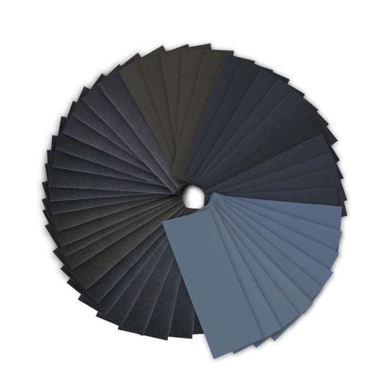72 PCS LANHU Grit 400-3000 Wet And Dry Polishing Grinding SandpaperSize: 22.9 x 9.1cm