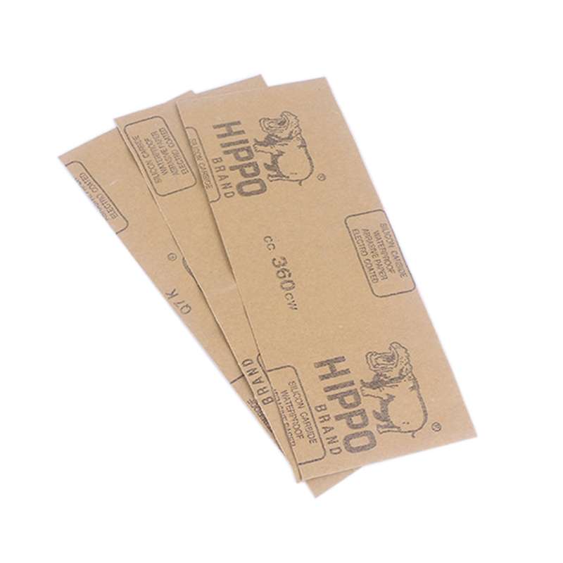 10pcs Grit 2000 Wet And Dry Polishing Grinding SandpaperSize: 23 x 9cm(Yellow)