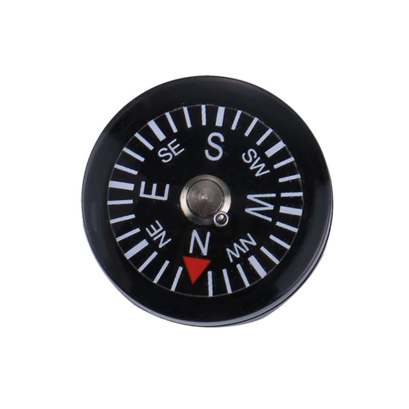 20 PCS 20mm Outdoor Sports Camping Hiking Pointer Guider Plastic Compass Hiker Navigation, Random Co