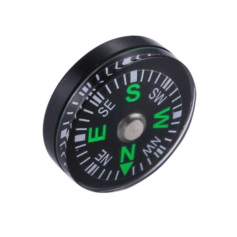 20 PCS 20mm Outdoor Sports Camping Hiking Pointer Guider Plastic Compass Hiker Navigation, Random Co
