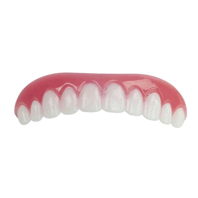 Silicone Whitening Simulation Braces Comfort Fit Flex Curved Teeth Dentures Beauty Tools, Length: 7c
