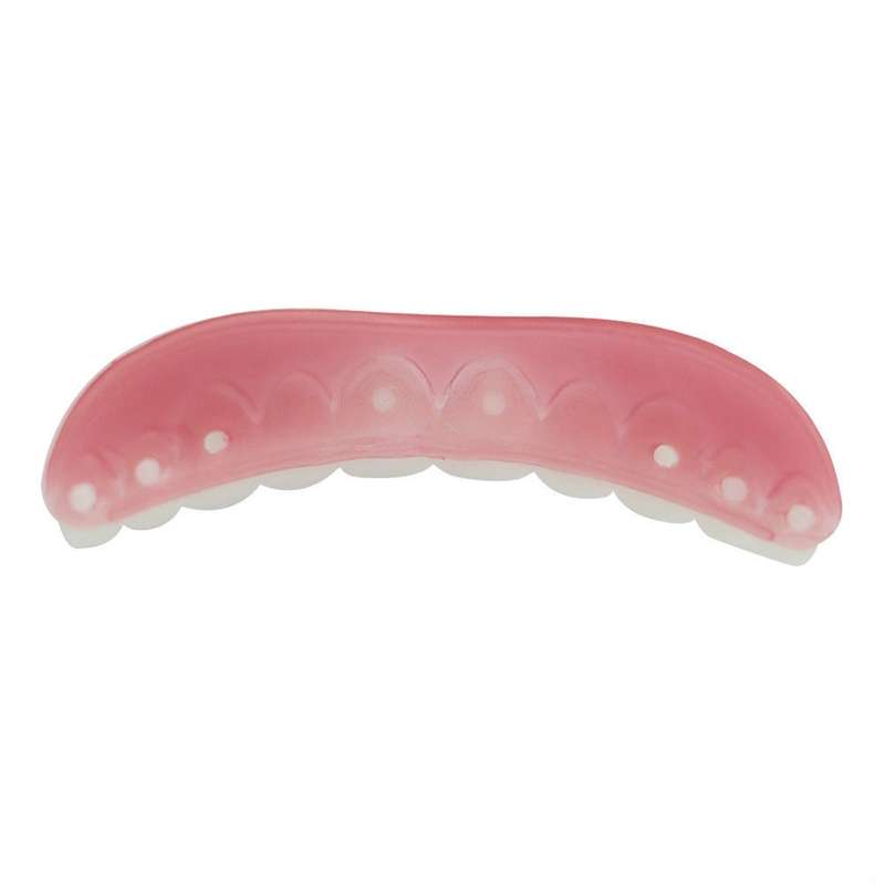 Silicone Whitening Simulation Braces Comfort Fit Flex Curved Teeth Dentures Beauty Tools, Length: 7c