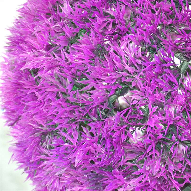 Artificial Grass Plant Ball Topiary Wedding Event Home Outdoor Decoration Hanging Ornament, Diameter
