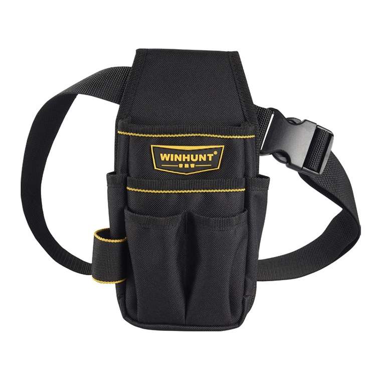Professional Oxford Cloth Electrician Belt Pouch Convenient Tool Bag(Black)