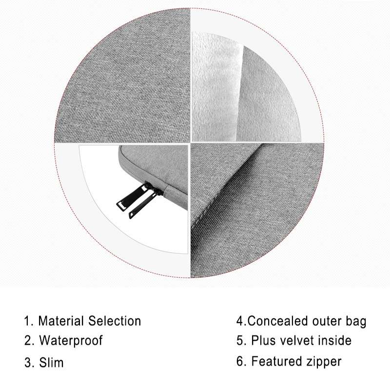 Universal Wearable Business Inner Package Laptop Tablet Bag, 13.3 inch and Below Macbook, Samsung,