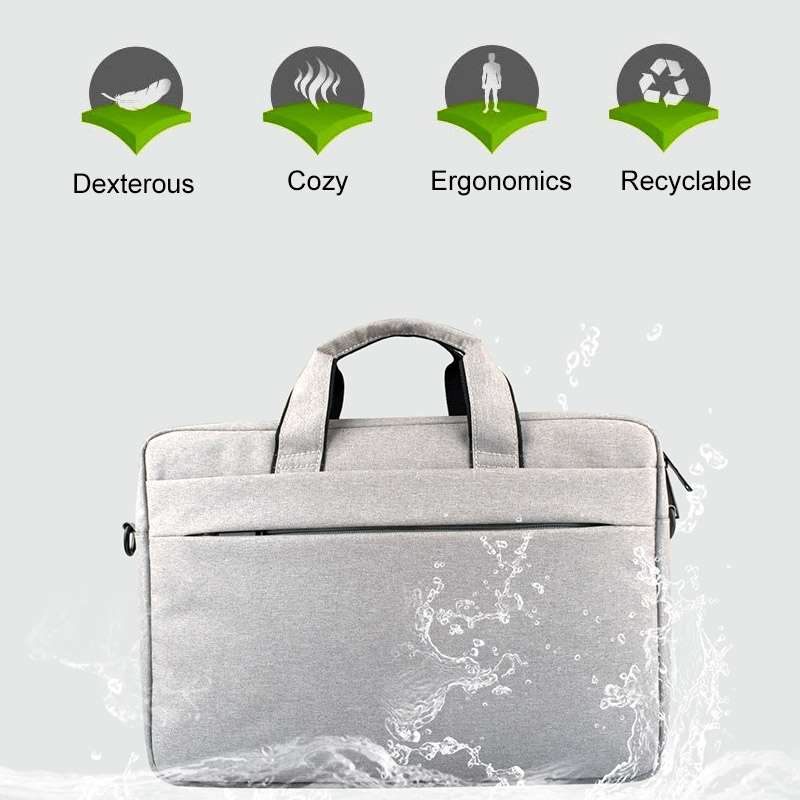 Breathable Wear-resistant Thin and Light Fashion Shoulder Handheld Zipper Laptop Bag with Shoulder