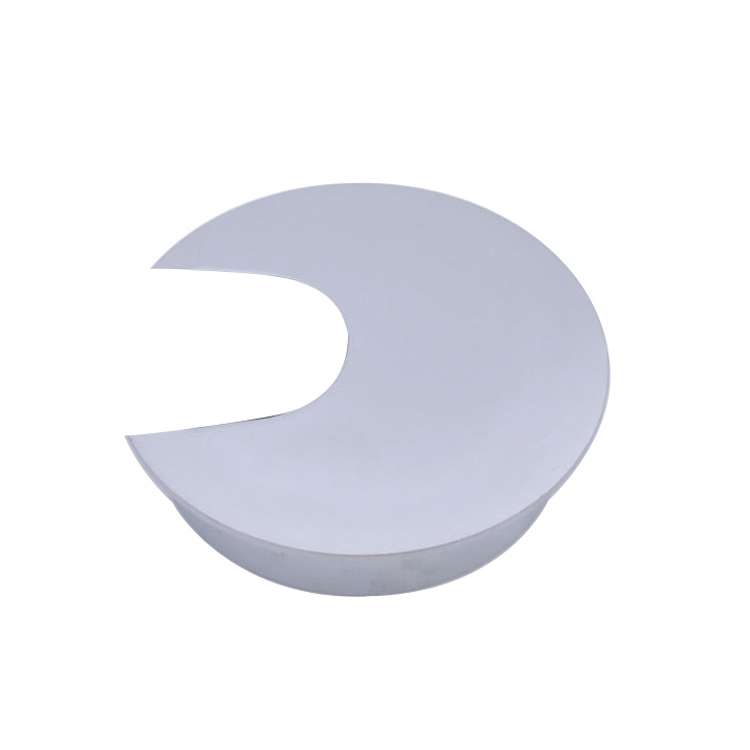 2 PCS Desk Computer Desktop Zinc Alloy Round Threading Box Hole Cover, Hole Diameter: 35mm (Brushed