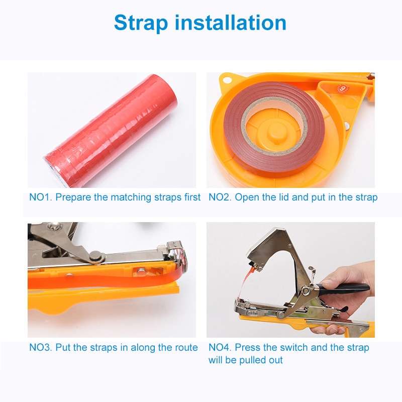 Agriculture Tape Tool Hand Tying Machine Garden Plant Tape Tool Tapener Machine Adhesive Tape Machin