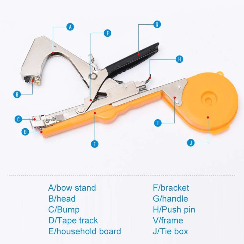 Agriculture Tape Tool Hand Tying Machine Garden Plant Tape Tool Tapener Machine Adhesive Tape Machin