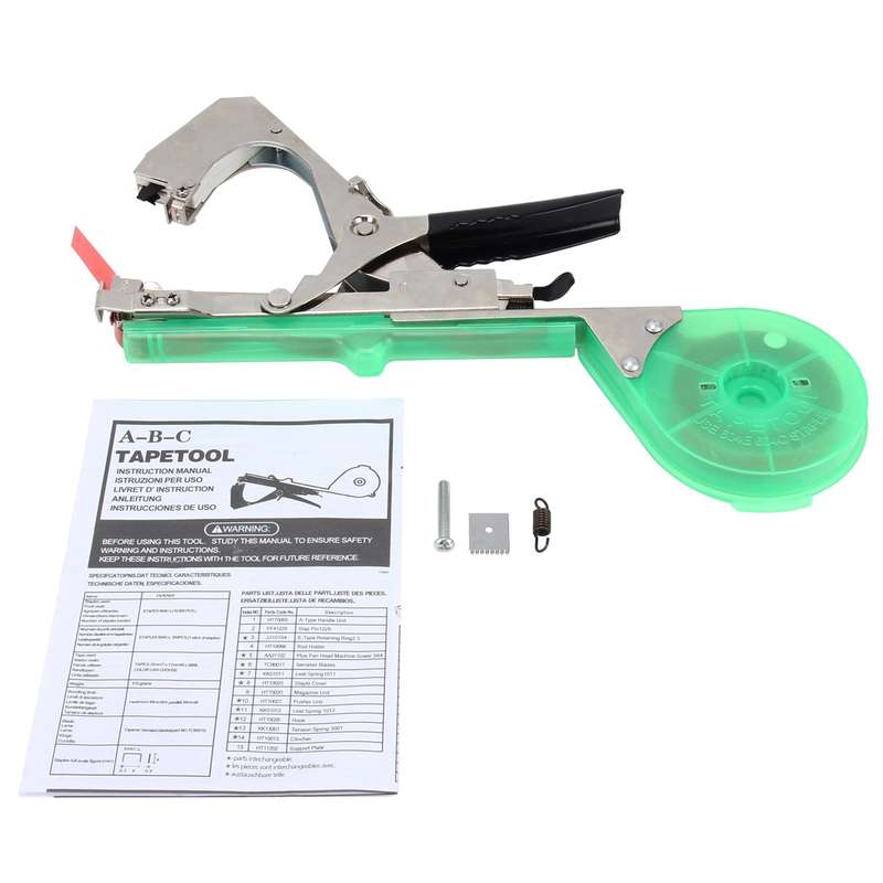 Agriculture Tape Tool Hand Tying Machine Garden Plant Tape Tool Tapener Machine Adhesive Tape Machin